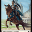 Human // Knight Double-Sided Token [Foundations Tokens]