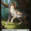 Satyr // Wolf Double-Sided Token [Theros Beyond Death Tokens]
