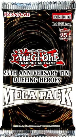 Yugioh! Booster Packs: 2023 25th Anniversary Tin: Dueling Heroes MEGA PACK *Sealed*