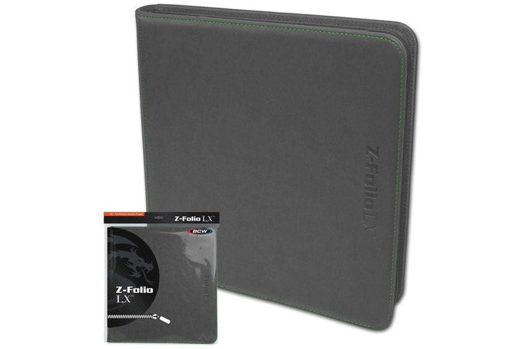 BCW Z-Folio 12-Pocket LX Album (Zipper)