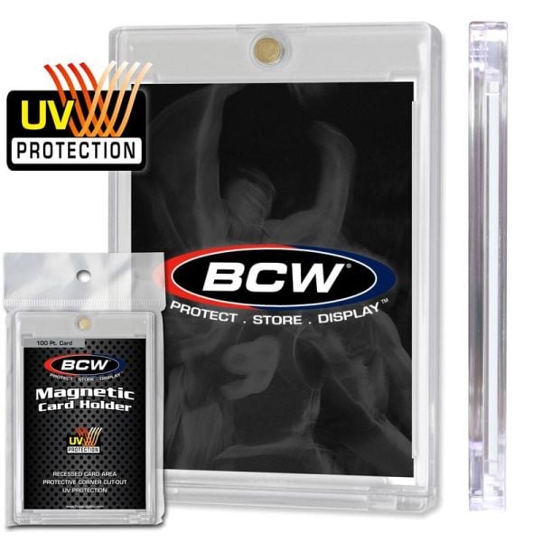 BCW - One Touch Magnetic Card Holder - 100PT