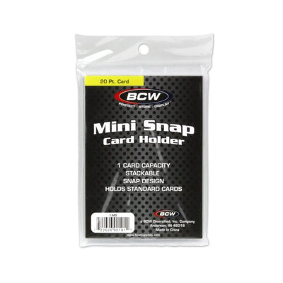 BCW - Mini-Snap Card Holder 20PT