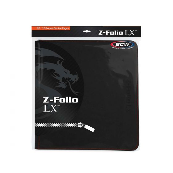 BCW Z-Folio 12-Pocket LX Album (Zipper)