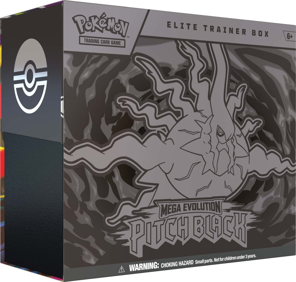 Pokemon TCG: Mega Evolution: Pitch Black Elite Trainer Box *Sealed* (PRE-ORDER, SHIPS JULY 17TH)