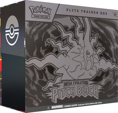 Pokemon TCG: Mega Evolution: Pitch Black Elite Trainer Box *Sealed* (PRE-ORDER, SHIPS JULY 17TH)