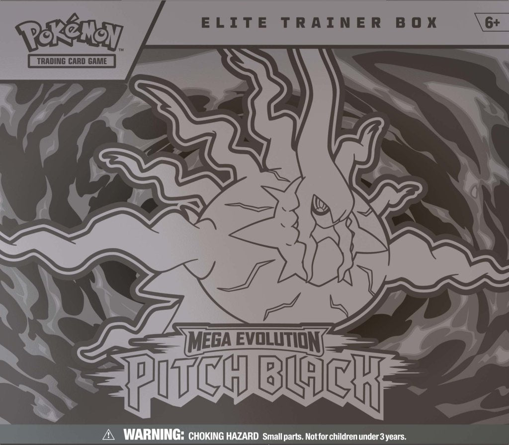 Pokemon TCG: Mega Evolution: Pitch Black Elite Trainer Box *Sealed* (PRE-ORDER, SHIPS JULY 17TH)