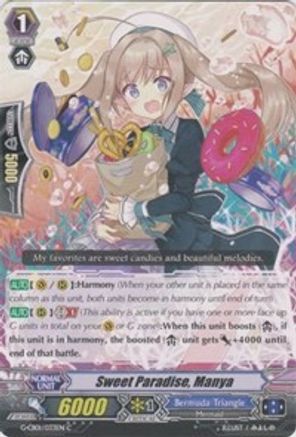 Sweet Paradise, Manya (G-CB01/033EN) [Academy of Divas]