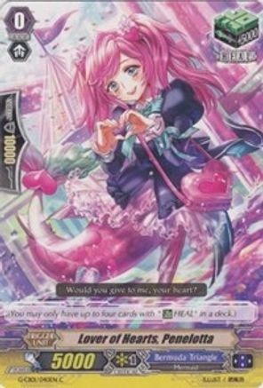 Lover of Hearts, Penelotta (G-CB01/040EN) [Academy of Divas]