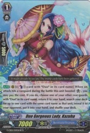 Duo Gorgeous Lady, Kazuha (W - RR Foil) (G-CB01/019EN W) [Academy of Divas]
