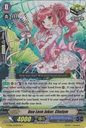 Duo Love Joker, Chulym (W - RR Foil) (G-CB01/023EN W) [Academy of Divas]