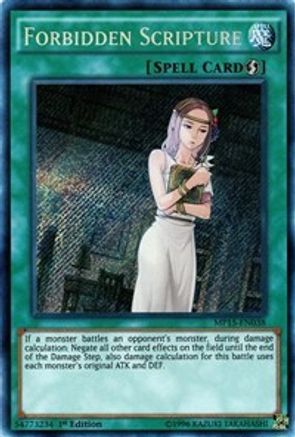 Forbidden Scripture [MP15-EN038] Secret Rare