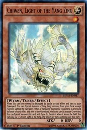 Chiwen, Light of the Yang Zing [MP15-EN087] Ultra Rare