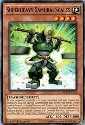 Superheavy Samurai Scales [MP15-EN133] Rare
