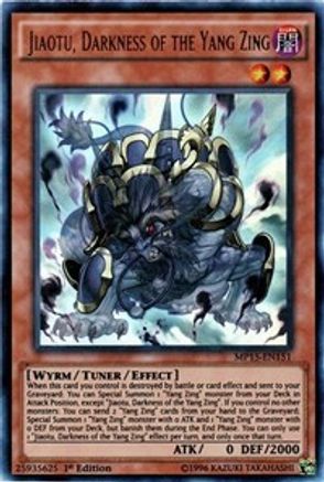 Jiaotu, Darkness of the Yang Zing [MP15-EN151] Ultra Rare