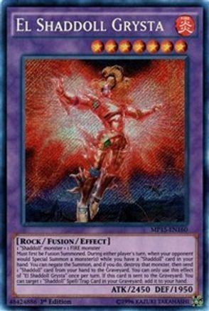 El Shaddoll Grysta [MP15-EN160] Secret Rare