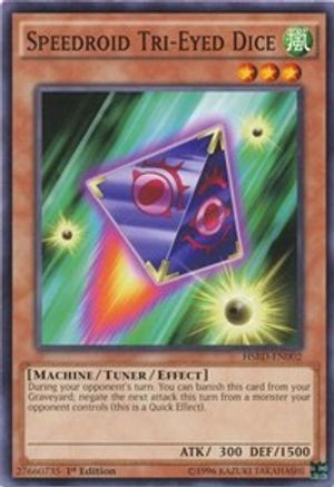Speedroid Tri-Eyed Dice [HSRD-EN002] Common