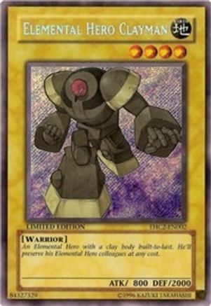 Elemental Hero Clayman [EHC2-EN002] Secret Rare