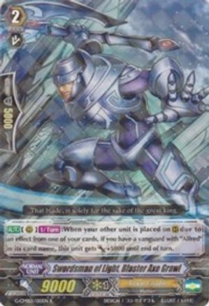 Swordsman of Light, Blaster Axe Grawl (G-CMB01/015EN) [Vanguard & Deletor]