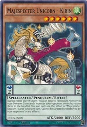 Majespecter Unicorn - Kirin [DOCS-EN029] Rare