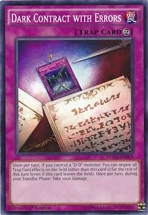 Dark Contract with Errors [DOCS-EN069] Common