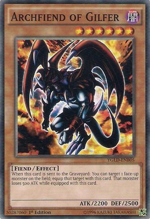 Archfiend of Gilfer [YGLD-ENB05] Common