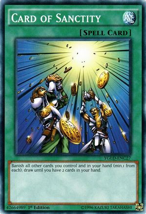 Card of Sanctity [YGLD-ENC27] Common