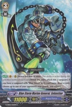 Blue Storm Marine General, Sebastian (G-CB02/026EN) [Commander of the Incessant Waves]