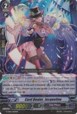Card Dealer, Jacqueline (RRR) (G-TD07/007EN) [Illusionist of the Crescent Moon]