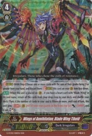 Wings of Annihilation, Blade Wing Tibold (G-FC02/018EN) [Fighter's Collection 2015 Winter]