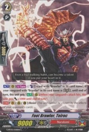 Foot Brawler, Teiroc (G-BT05/058EN) [Moonlit Dragonfang]