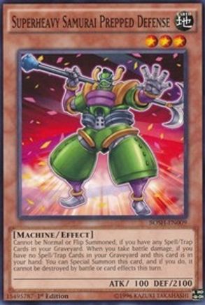 Superheavy Samurai Prepped Defense [BOSH-EN009] Common