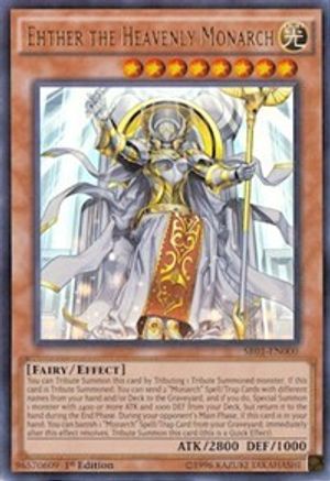 Ehther the Heavenly Monarch [SR01-EN000] Ultra Rare