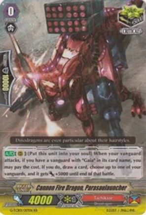 Cannon Fire Dragon, Parasaulauncher (G-TCB01/017EN) [The RECKLESS RAMPAGE]