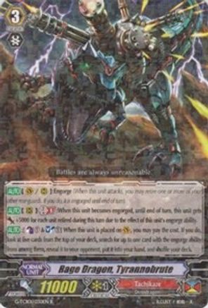 Rage Dragon, Tyrannobrute (G-TCB01/030EN) [The RECKLESS RAMPAGE]
