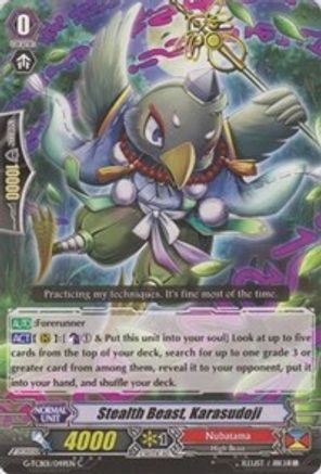 Stealth Beast, Karasudoji (G-TCB01/049EN) [The RECKLESS RAMPAGE]