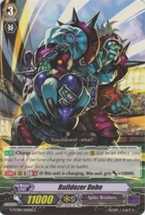 Bulldozer Dobe (G-TCB01/065EN) [The RECKLESS RAMPAGE]