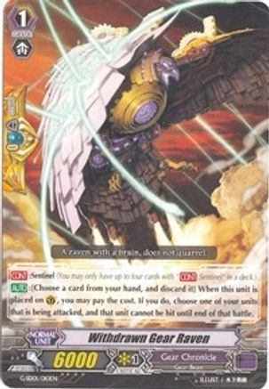 Withdrawn Gear Raven (G-SD01/010EN) [G-Start Deck 1: Odyssey of the Interspatial Dragon]