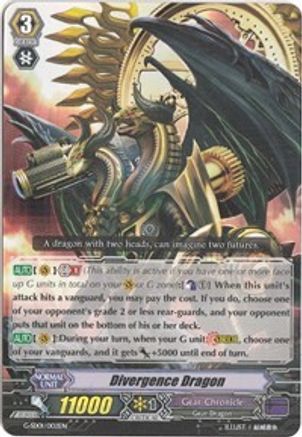Divergence Dragon (Foil) (G-SD01/002EN) [G-Start Deck 1: Odyssey of the Interspatial Dragon]