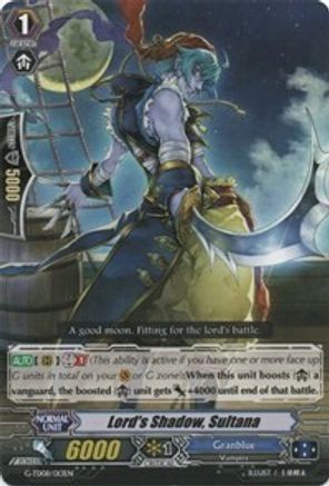 Lord's Shadow, Sultana (G-TD08/013EN) [Vampire Princess of the Nether Hour]