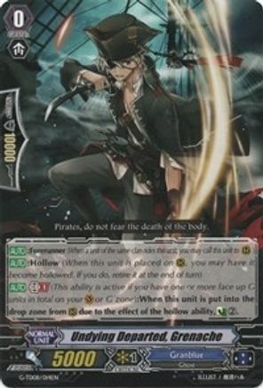 Undying Departed, Grenache (G-TD08/014EN) [Vampire Princess of the Nether Hour]