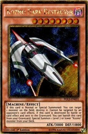 Kozmo Dark Destroyer [PGL3-EN031] Gold Secret Rare