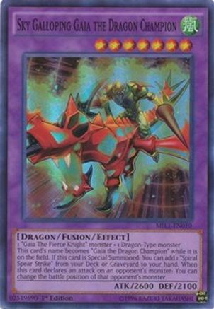 Sky Galloping Gaia the Dragon Champion [MIL1-EN010] Super Rare