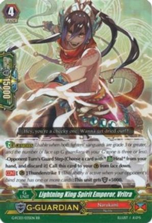 Lightning King Spirit Emperor, Vritra (G-FC03/035EN) [Fighter's Collection 2016]