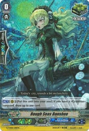Rough Seas Banshee (RRR) (G-TD08/018EN) [Vampire Princess of the Nether Hour]