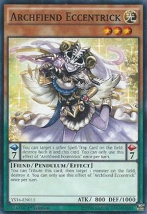 Archfiend Eccentrick [YS16-EN015] Common