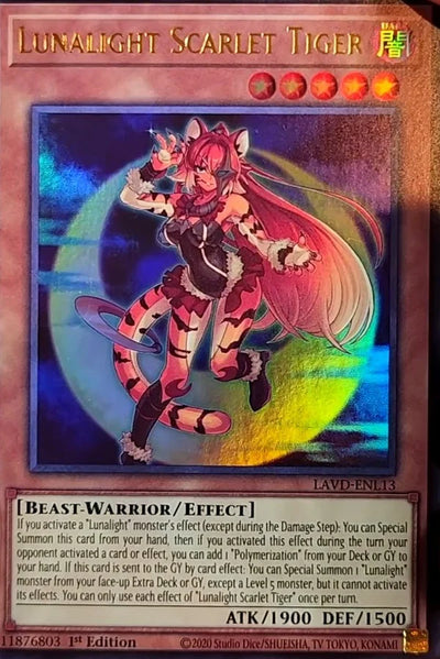 Lunalight Scarlet Tiger [LAVD-ENL13] Ultra Rare