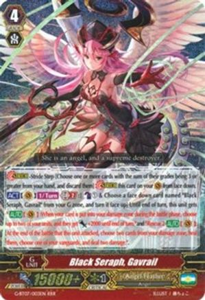 Black Seraph, Gavrail (G-BT07/003EN) [Glorious Bravery of Radiant Sword]