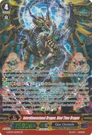 Interdimensional Dragon, Bind Time Dragon (G-BT07/S07EN) [Glorious Bravery of Radiant Sword]