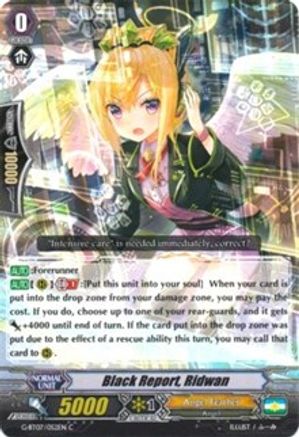 Black Report, Ridwan (G-BT07/052EN) [Glorious Bravery of Radiant Sword]