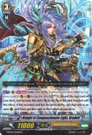 Knight of Compassionate Light, Bradott (G-BT07/054EN) [Glorious Bravery of Radiant Sword]